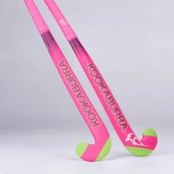 Kookaburra Neon Junior Hockey Stick -maiddlebury shop 6A2844 neon pink angle