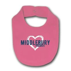 Garb Collegiate Middlebury Lil' Fan All Pro Baby Bib (Pink)