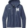 Nike Ladies Gym Vintage Full-Zip Middlebury Hoodie -maiddlebury shop CN9402 Nike Middlebury Zip Hood 1 scaled