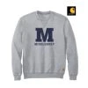 Middlebury Carhartt Crewneck Sweatshirt (grey) -maiddlebury shop CTK124 Middlebury Carhartt Crew Grey