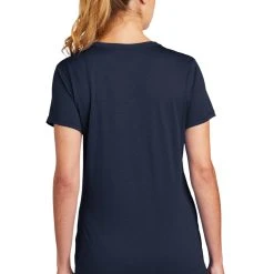 Women's Nike Dri-Fit Middlebury T-Shirt (navy) -maiddlebury shop CU7599 collegenavy model back scaled