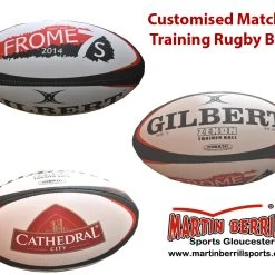 Custom Gilbert G-TR4000 Trainer Rugby Ball With Logos
