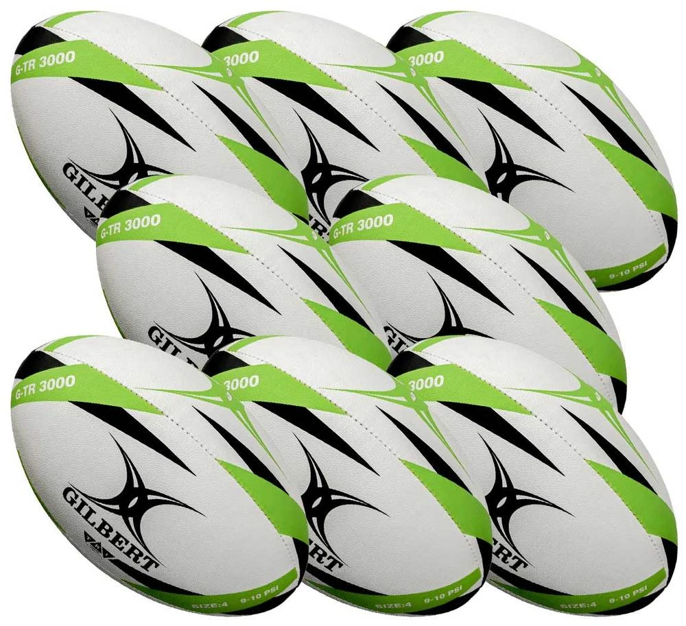 Gilbert G-TR3000 Training Rugby Ball - 8 Pack 2 Gilbert G-TR3000 Training Rugby Ball - 8 Pack - Image 2