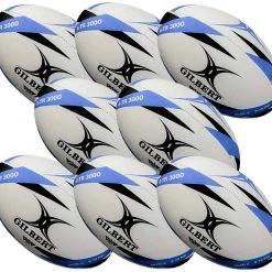 Gilbert G-TR3000 Training Rugby Ball - 8 Pack 5 Gilbert G-TR3000 Training Rugby Ball - 8 Pack -maiddlebury shop G TR3000 SZ5