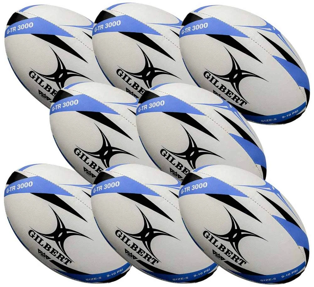 Gilbert G-TR3000 Training Rugby Ball - 8 Pack 3 Gilbert G-TR3000 Training Rugby Ball - 8 Pack - Image 3