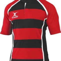 Gilbert Xact Match Hoop Shirt -maiddlebury shop Gilbert 20Xact 20Shirt 20Hoops 20Red 20Black
