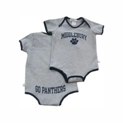 The Middlebury Shop Go Panthers! Infant Shirt (Navy)