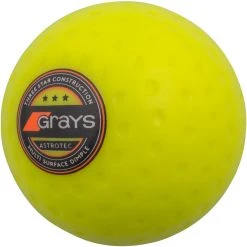 Grays Astrotec Hockey Ball -maiddlebury shop HDAB13BALL 20Astrotec 20YELLOW