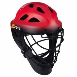 Grays G600 Helmet -maiddlebury shop HWCB20Goal 20Keeper 20Helmet 20G600 20Red 20 20Black 20Front