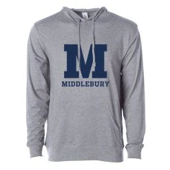 Independent Trading Company Middlebury Hooded T-Shirt (grey)