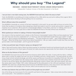 Independent Trading Company The Legend - Middlebury Hooded Sweatshirt (Navy) 15 Independent Trading Company The Legend - Middlebury Hooded Sweatshirt (Navy) -maiddlebury shop IND5000P D4