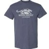 MV Sportswear Middlebury Panther Lacrosse T-Shirt (Retro-Heather Navy) -maiddlebury shop MVTee MC LaxPanther1