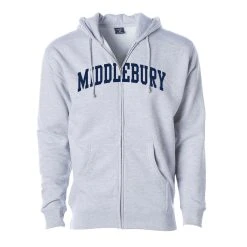 Independent Trading Company Middlebury Zip Hooded Sweatshirt Heavyweight (grey)