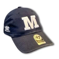 '47 BRAND Middlebury Panther "M" Clean Up Hat (navy) -maiddlebury shop Middlebury 47 Brand Clean Up hat 1