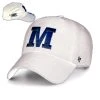 '47 BRAND Middlebury Panther "M" Clean Up Hat (white) -maiddlebury shop Middlebury 47Brand Clean Up hat W1