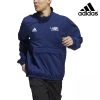 Middlebury Adidas Men Stadium 1/4 Zip Woven Wind Shirt -maiddlebury shop Middlebury Adidas Stadium Q Zip Jacket