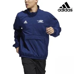 Middlebury Adidas Men Stadium 1/4 Zip Woven Wind Shirt