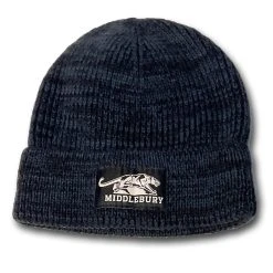 Pukka Middlebury Panther Cable Knit Beanie (navy)
