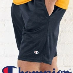 Champion Classic Mesh Shorts (navy) -maiddlebury shop Middlebury Champion Mens Athletic Mesh Pocket Shorts