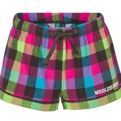 Boxercraft Women's Middlebury Flannel Shorts (Neon Colors)