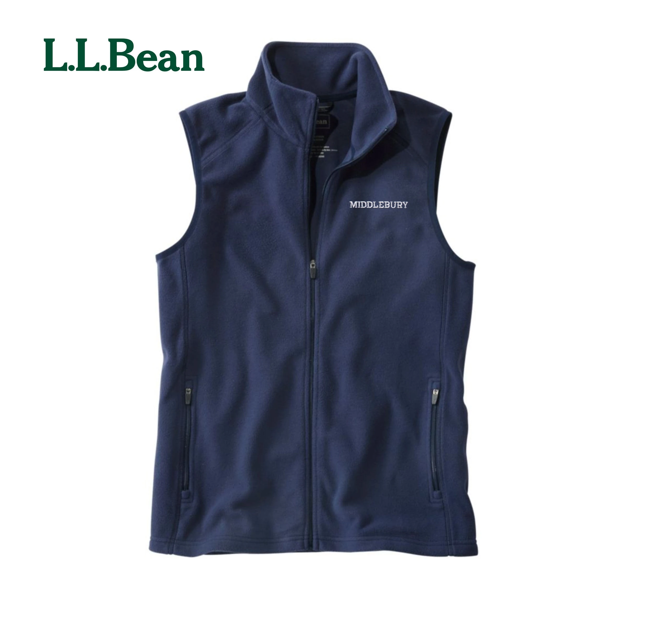 L.L.Bean Women's Middlebury Fitness Fleece Vest 1 L.L.Bean Women's Middlebury Fitness Fleece Vest