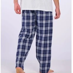 Boxercraft Men's Middlebury Flannel Pant (Navy/Silver) -maiddlebury shop Middlebury Mens Flannel Pant 2