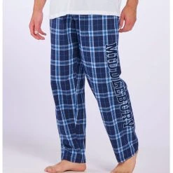 Boxercraft Men's Middlebury Flannel Pant (Navy/Columbia Plaid)