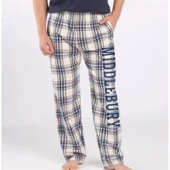 Boxercraft Men's Middlebury Flannel Pant (Natural Indigo Metro)