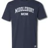 Russell Athletic The Middlebury MOM T-Shirt -maiddlebury shop Middlebury Mom Shirt