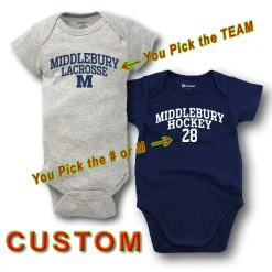 The Middlebury Shop Middlebury Onesie Custom