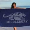 The Middlebury Shop Middlebury Panther Beach Towel -maiddlebury shop Middlebury Panther Towel summer