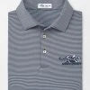 Peter Millar Middlebury Jubilee Stripe Performance Polo -maiddlebury shop Middlebury Peter Millar Polo ME0EK11S NAVY