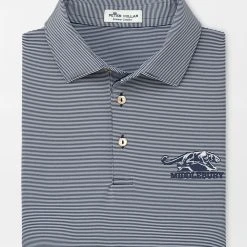 Peter Millar Middlebury Jubilee Stripe Performance Polo