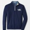 Peter Millar Middlebury Perth Performance Quarter-Zip -maiddlebury shop Middlebury Peter Millar Zip Top ME0EK40