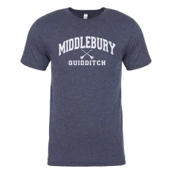 Next Level Middlebury Quidditch Tee - Navy/Adult