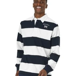 Charles River Apparel Middlebury Classic Rugby Shirt (CR) -maiddlebury shop Middlebury Rugby Shirt CR1