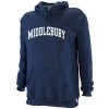 Russell Athletic Classic Middlebury Hooded Sweatshirt (Navy) -maiddlebury shop Middlebury Russell Hood P