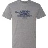 Next Level Middlebury Panther Skiing T-Shirt (grey-triblend) -maiddlebury shop Middlebury Skiing Tee Grey