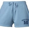 Independent Trading Company Women's California Wave Short (Misty Blue) -maiddlebury shop Middlebury Sweat Shorts MistyBlue 1