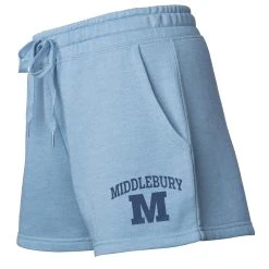 Independent Trading Company Women's California Wave Short (Misty Blue) -maiddlebury shop Middlebury Sweat Shorts MistyBlue 2