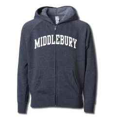 Independent Trading Company Middlebury Toddler Zip Hood (Heather Navy)