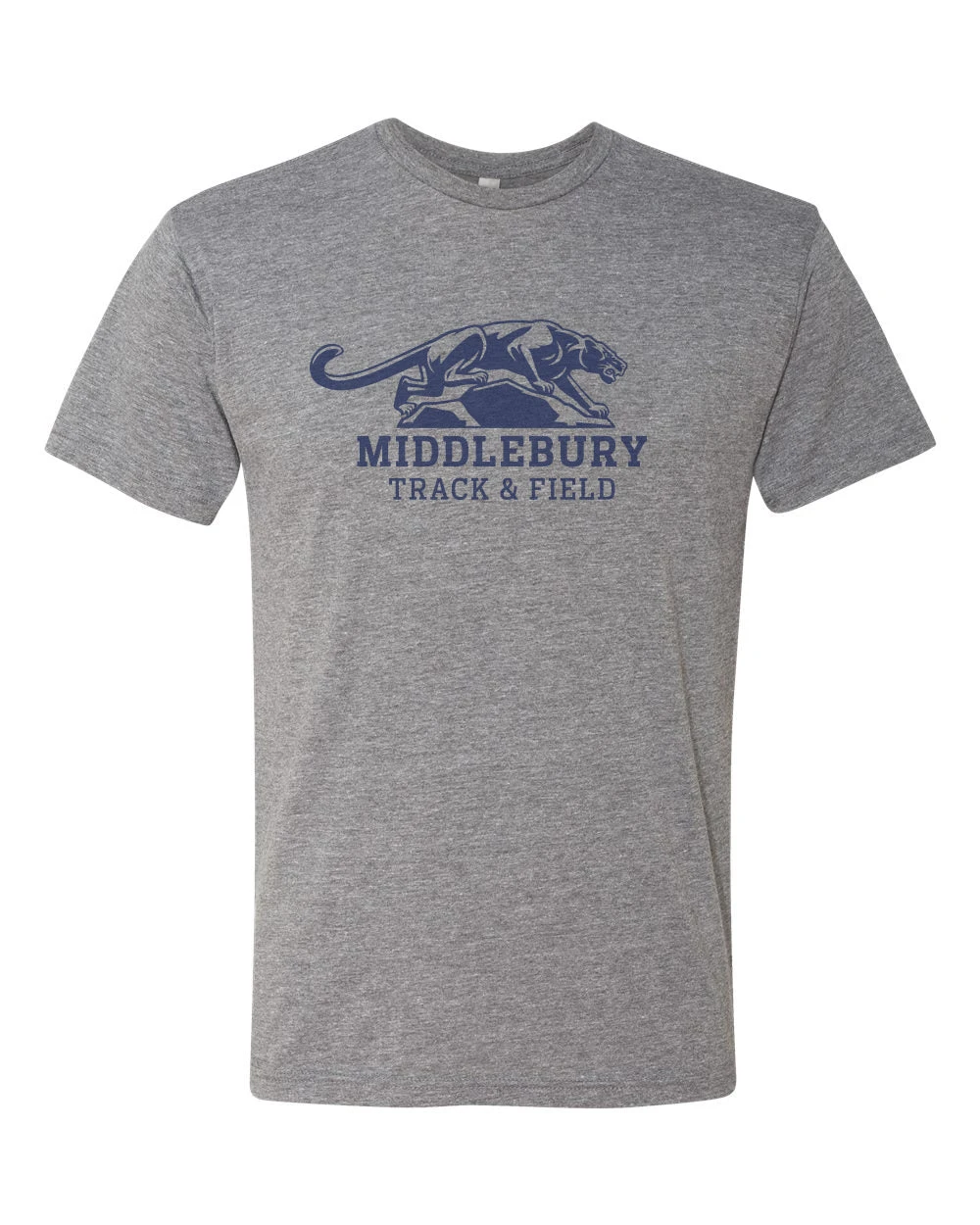 Next Level Middlebury Panther Track & Field T-Shirt (grey-triblend) 1 Next Level Middlebury Panther Track & Field T-Shirt (grey-triblend)