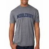 Next Level Middlebury T-Shirt, TriBlend (grey) -maiddlebury shop Middlebury TriBlend Grey P