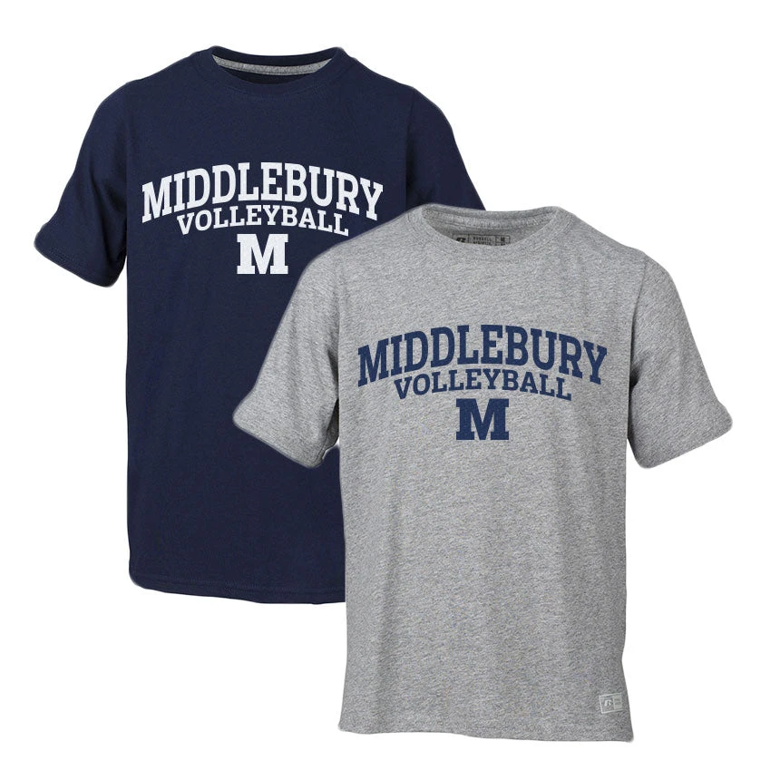 Russell Athletic Middlebury Volleyball T-Shirt 1 Russell Athletic Middlebury Volleyball T-Shirt