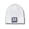 Pukka Middlebury Cuff Knit Hat (White) -maiddlebury shop Middlebury Winter knit hat WP