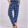 Boxercraft Women's Middlebury Flannel Pant (Navy/Columbia Plaid) -maiddlebury shop Middlebury Womens Flannel Pant NCW
