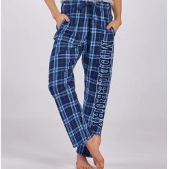Boxercraft Women's Middlebury Flannel Pant (Navy/Columbia Plaid)