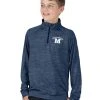 Charles River Apparel Middlebury Youth Zip Top Performance Pullover -maiddlebury shop Middlebury Youth 8763 Zip Top 2