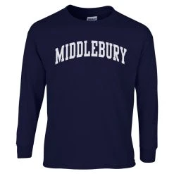 The Middlebury Shop Middlebury Youth Long Sleeved T-Shirt -maiddlebury shop Middlebury Youth Long Sleeved Tee 1