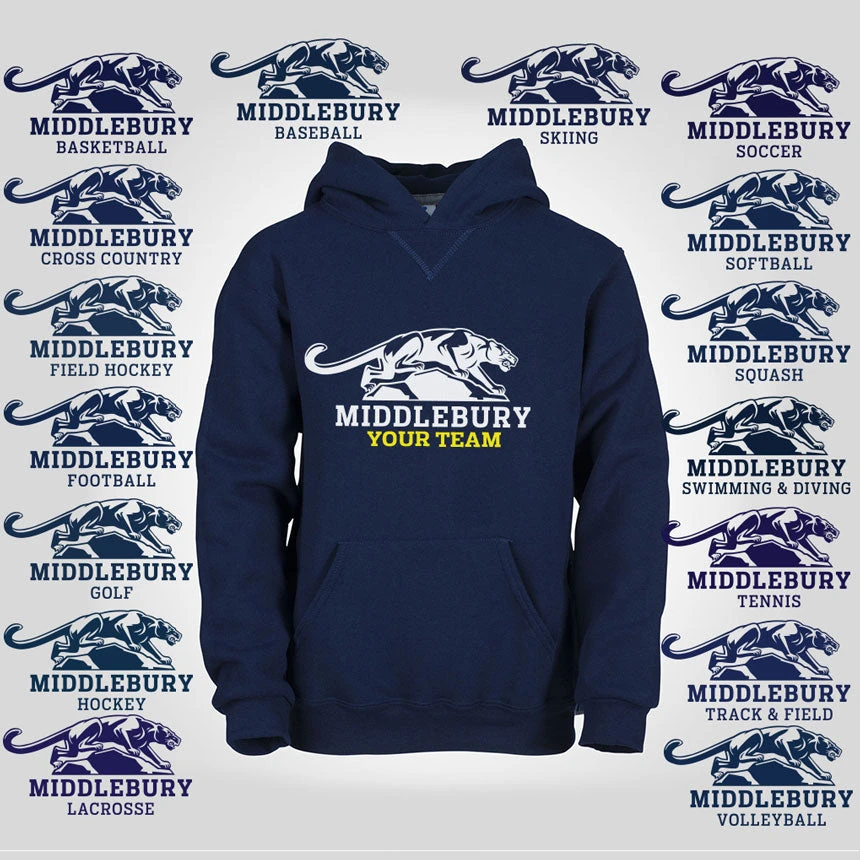 Russell Athletic Middlebury Youth Panther Team Hoodie 1 Russell Athletic Middlebury Youth Panther Team Hoodie